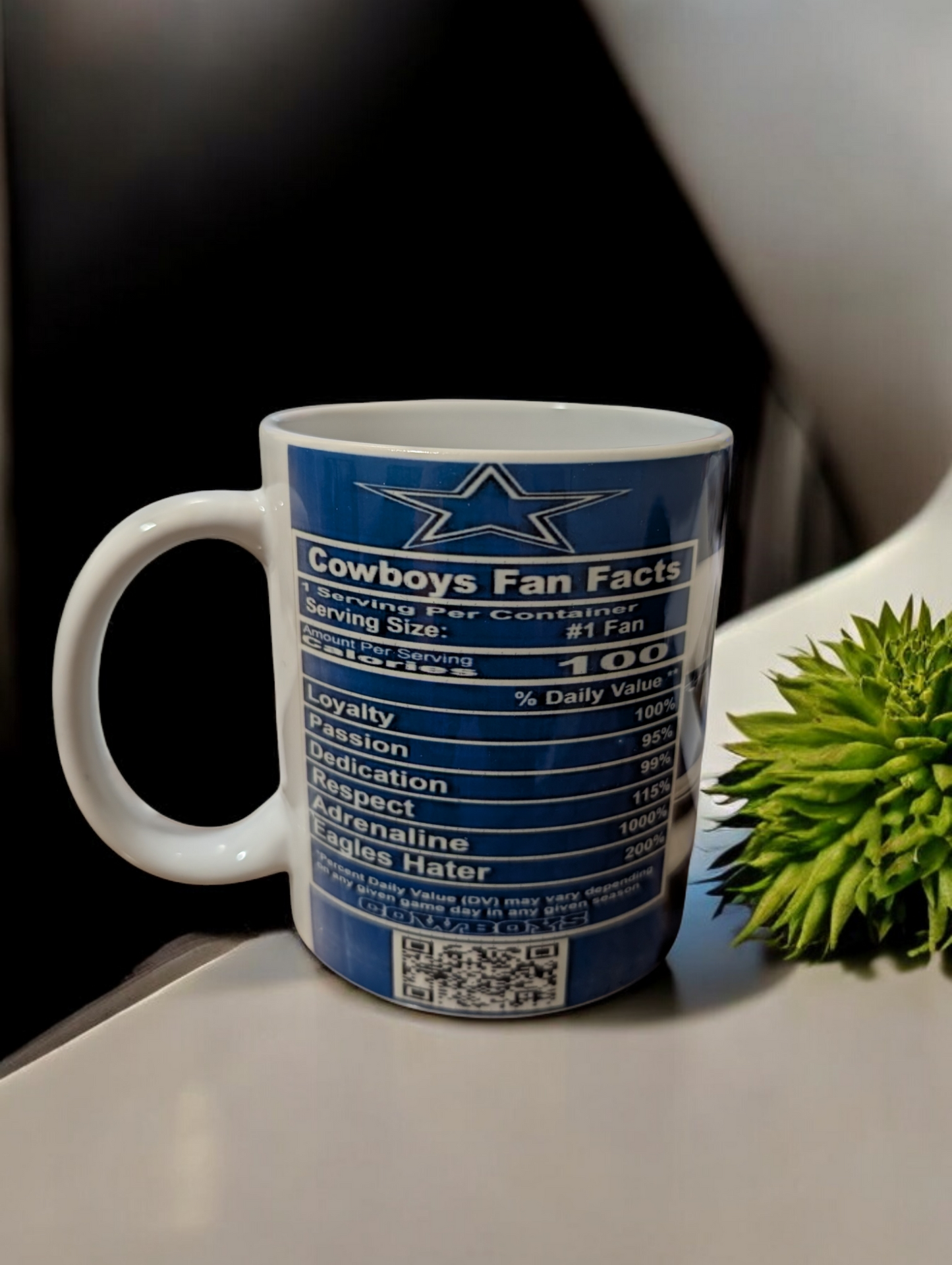 Dallas cowboys 11oz coffee cup